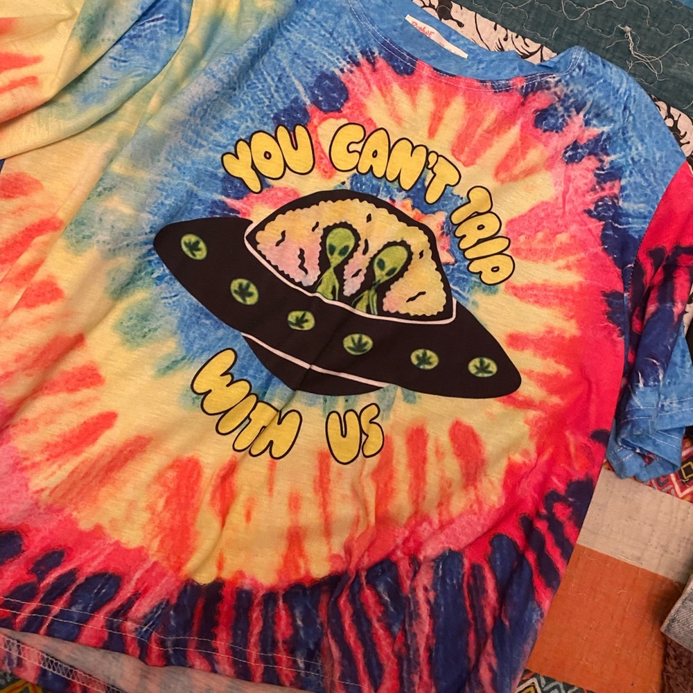 tie dye  crop top
